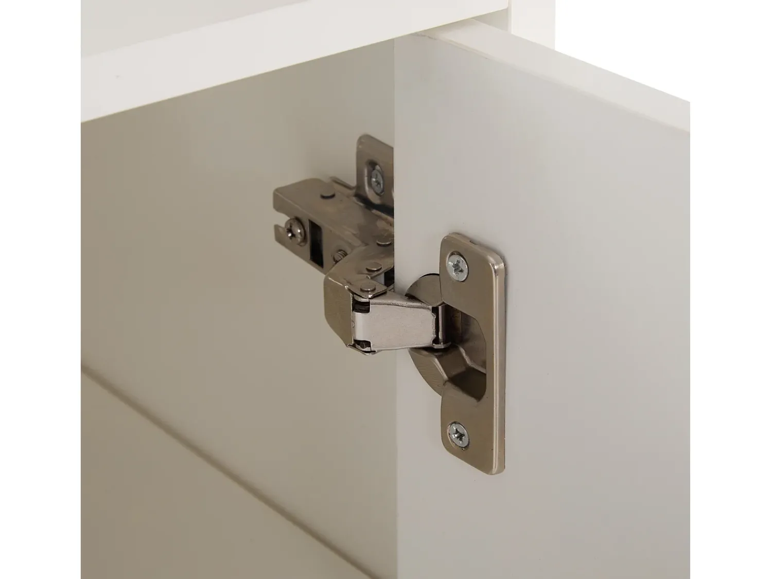 Móvel De Arrumação|Sapateira|Hauss Spole Sapateira branca com 1 gaveta e 3 portas, prateleiras reguláveis, 90x35x99 cm Branco