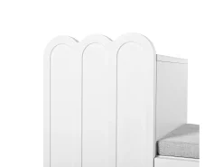 Hauss Spole Sapateira branca 90x35x74,5 cm com 3 portas e 1 gaveta, sapateira embutida, estilo simples^ Móvel De Arrumação|Sapateira
