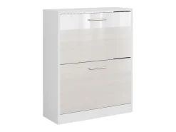 Móvel De Arrumação|Sapateira|Vicco Sapateira alto brilho 59x22x72.5 gizmo Branco