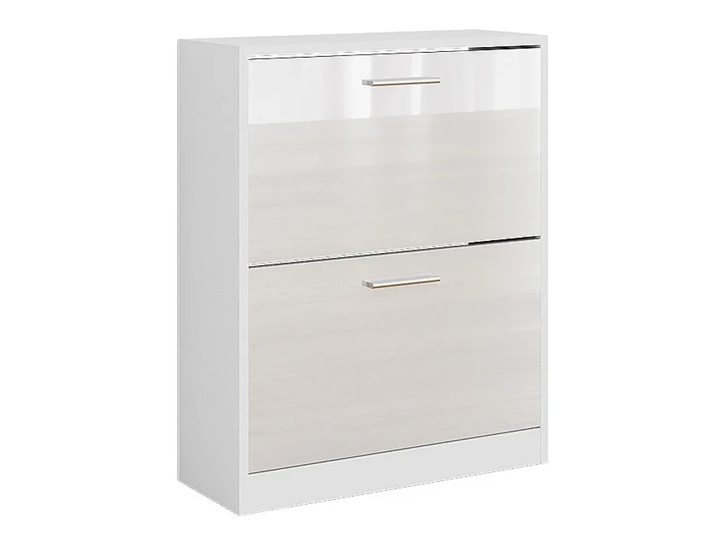 Móvel De Arrumação|Sapateira|Vicco Sapateira alto brilho 59x22x72.5 gizmo Branco