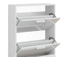 Móvel De Arrumação|Sapateira|Vicco Sapateira alto brilho 59x22x72.5 gizmo Branco