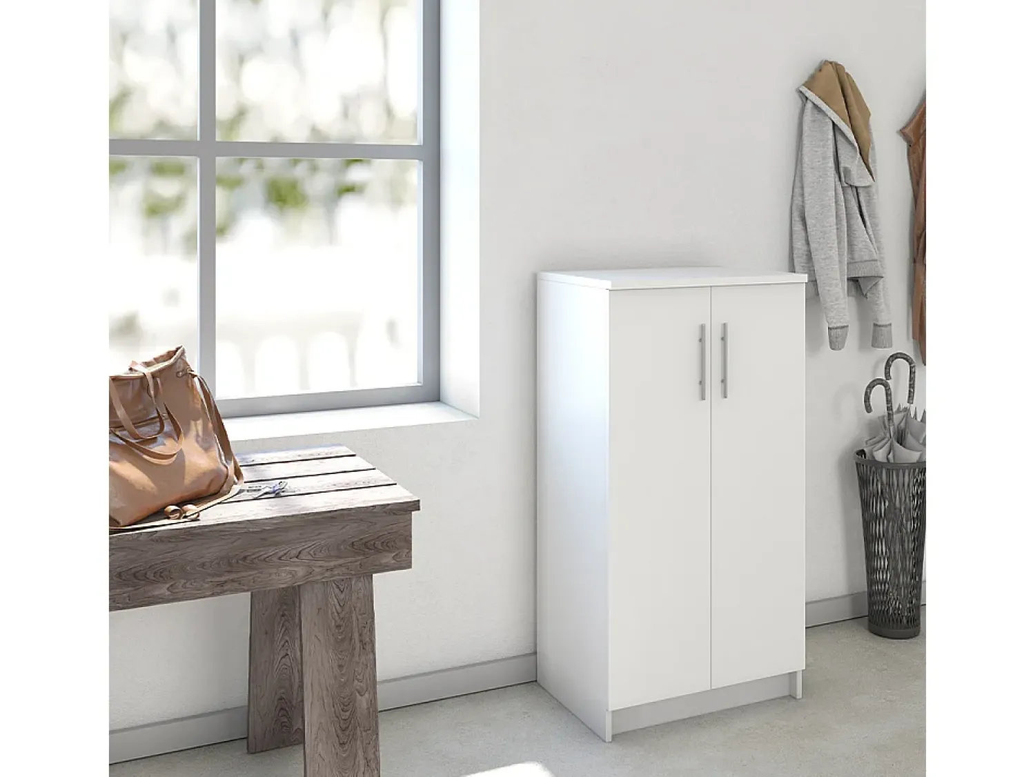 Móvel De Arrumação|Sapateira|Vicco Sapateira 56x40x108 dalia Branco