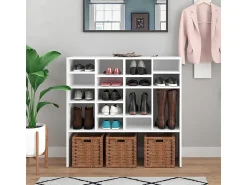 Móvel De Arrumação|Sapateira*Vicco Sapateira 104x33x99 hermia Branco