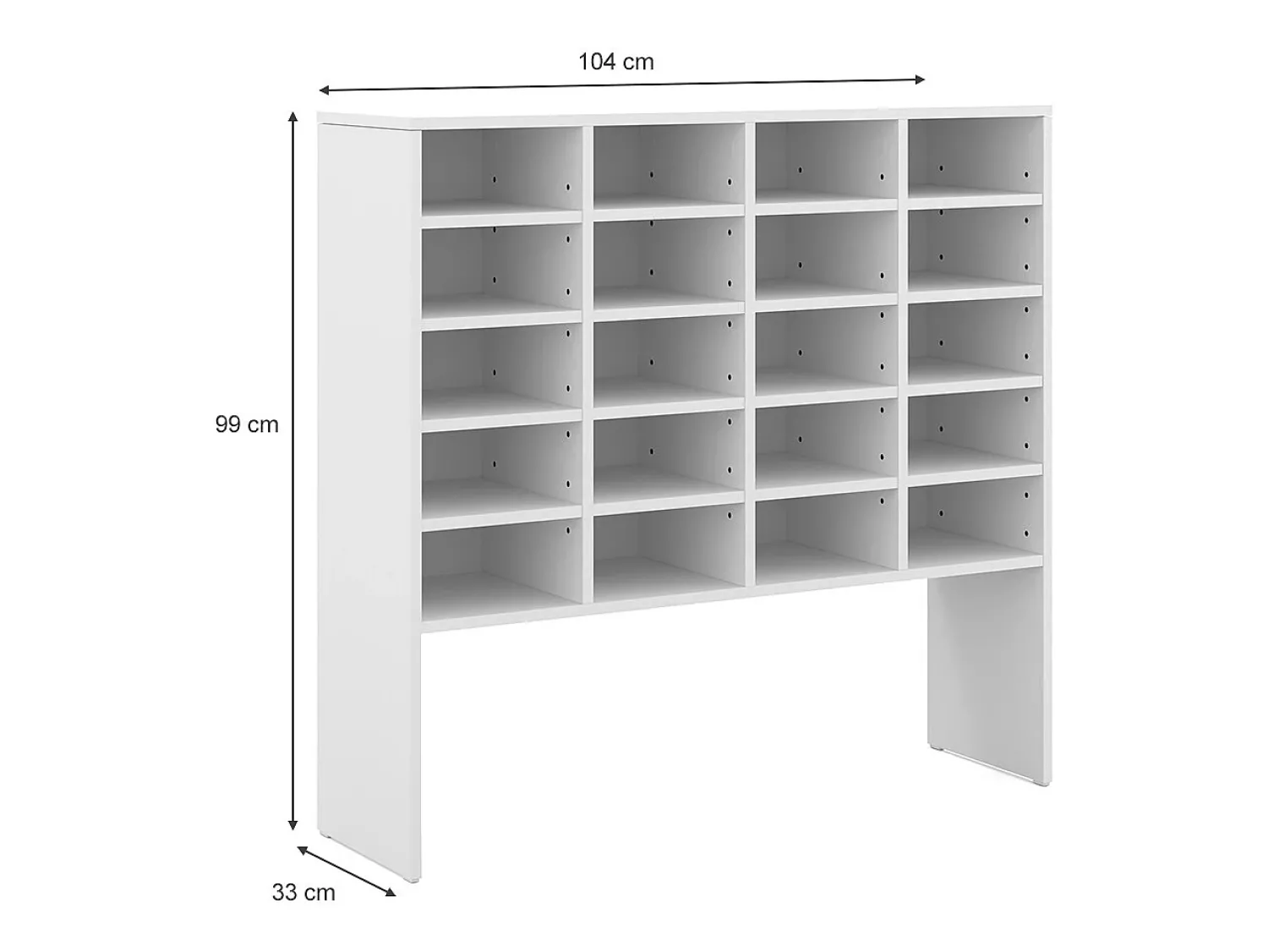 Móvel De Arrumação|Sapateira*Vicco Sapateira 104x33x99 hermia Branco