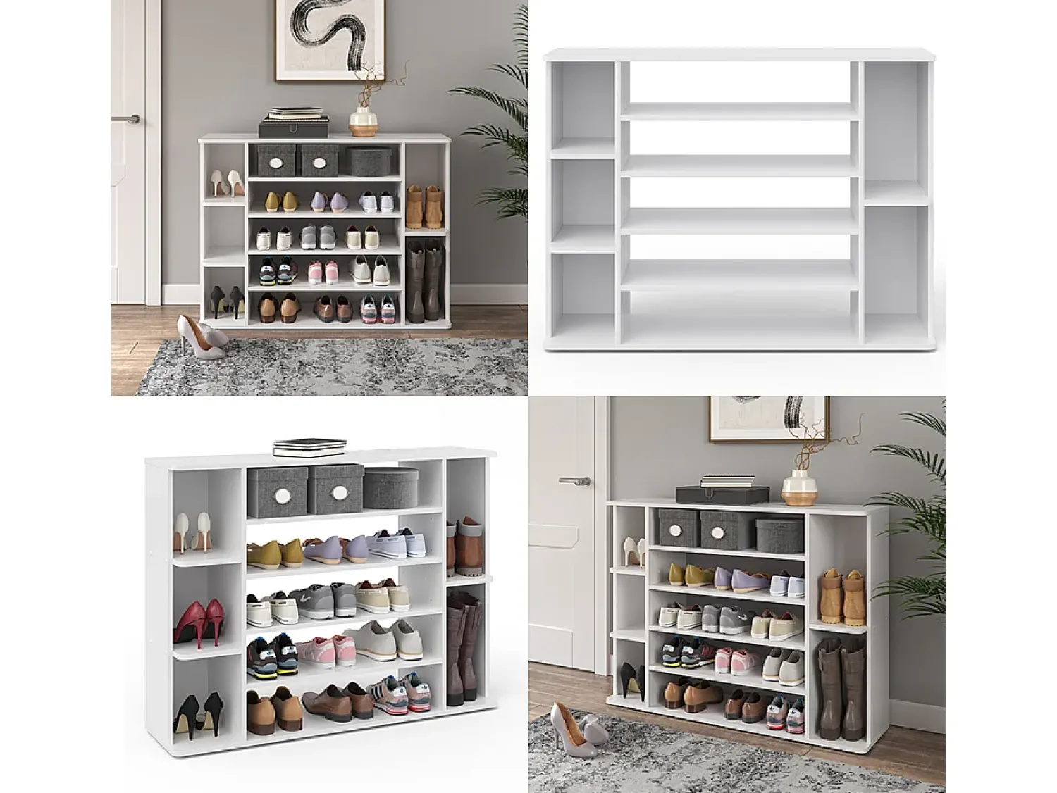 Móvel De Arrumação|Sapateira*Vicco Sapateira 116.2x30.1x87.4 levin Branco