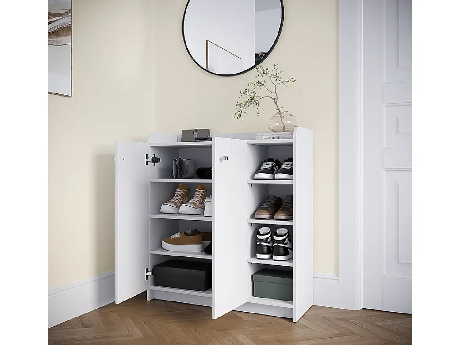 Móvel De Arrumação|Sapateira*Vicco Sapateira 83x32.3x91.4 moritz Branco