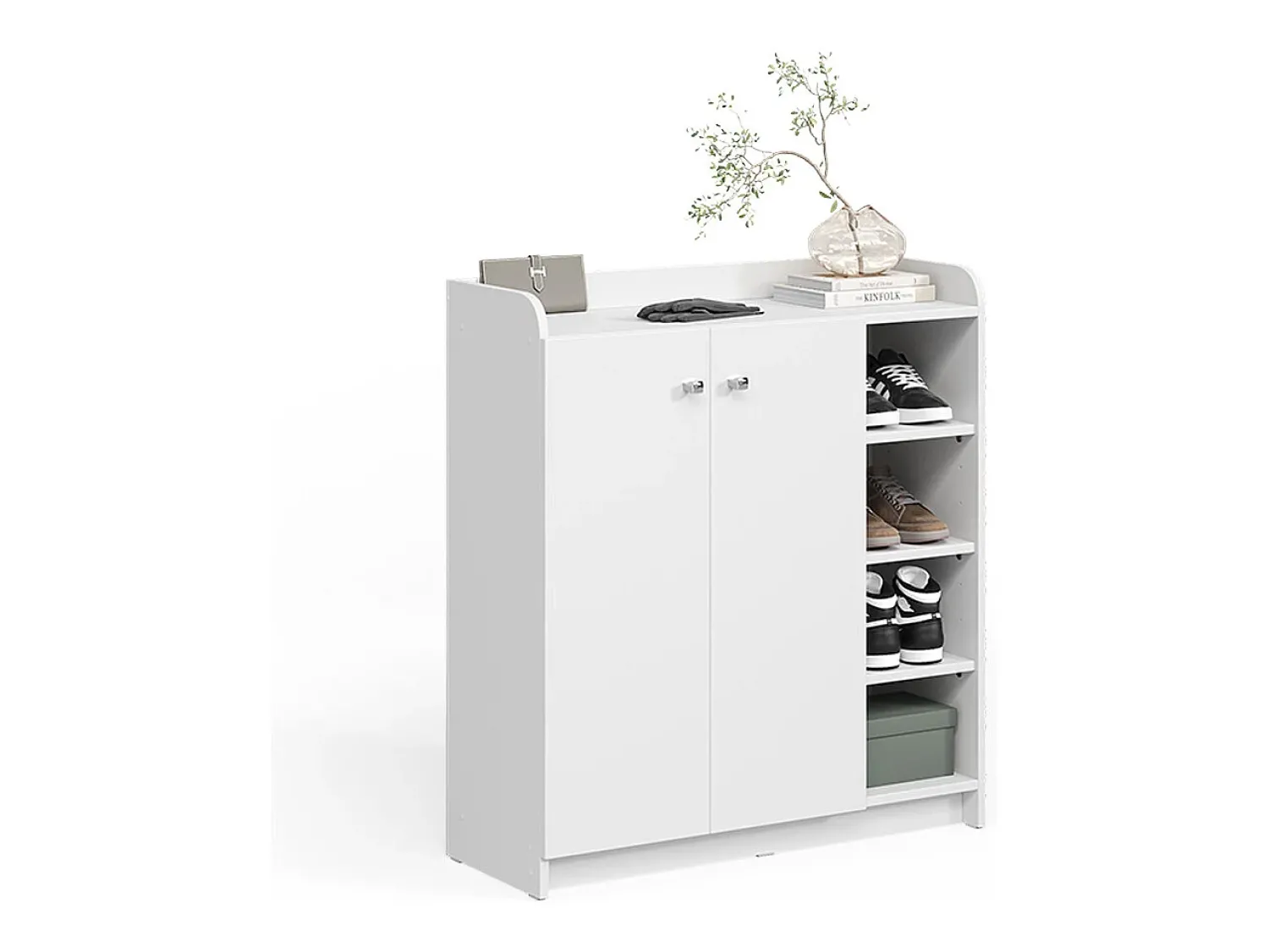 Móvel De Arrumação|Sapateira*Vicco Sapateira 83x32.3x91.4 moritz Branco