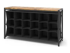 Móvel De Arrumação|Sapateira|Vicco Sapateira carvalho rústico 100x30x54.5 fyrk Natural escuro
