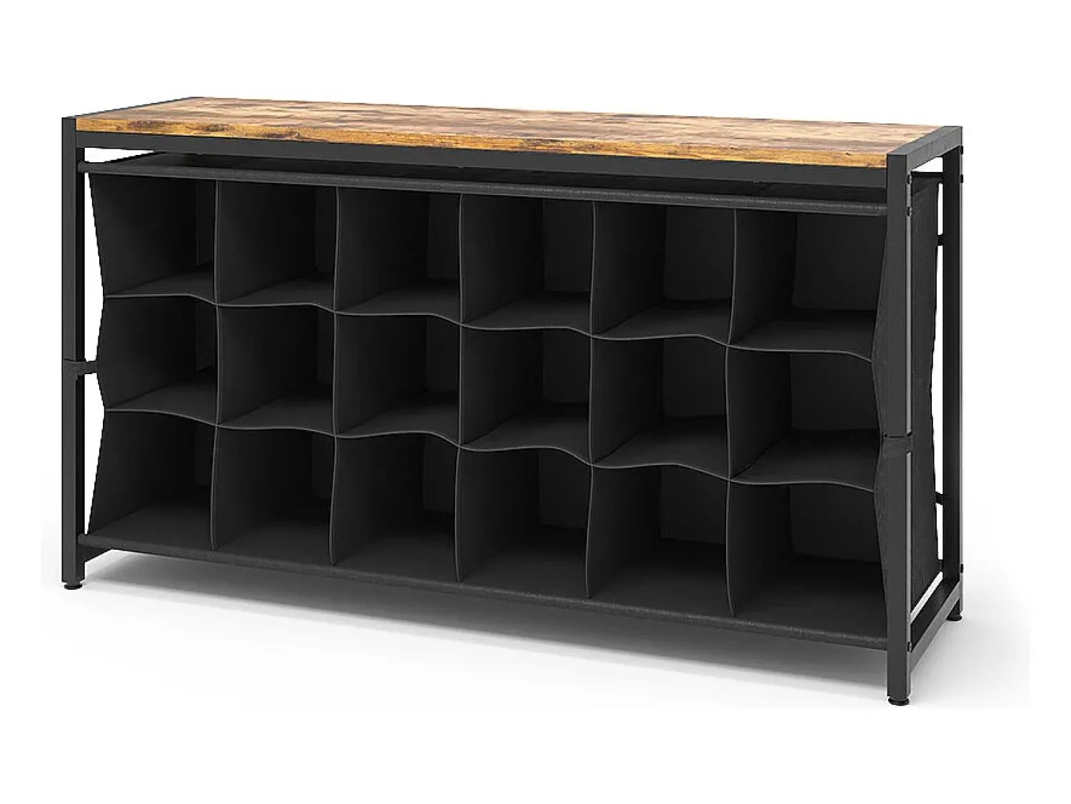 Móvel De Arrumação|Sapateira|Vicco Sapateira carvalho rústico 100x30x54.5 fyrk Natural escuro