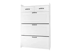 Móvel De Arrumação|Sapateira*Merax Sapateira com 3 abas + 2 gavetas - sapateira - 80 x 23 x 131 cm - aglomerado - Branco