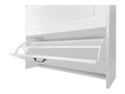 Móvel De Arrumação|Sapateira*Hauss Spole Sapateira com 2 gavetas e 3 portas - Puxadores pretos - Madeira branca Branco