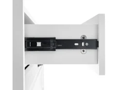 Móvel De Arrumação|Sapateira*Hauss Spole Sapateira com 2 gavetas e 3 portas - Puxadores pretos - Madeira branca Branco