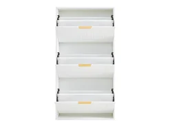 Hauss Spole Sapateira com 3 portas - Branca 60 x 24 x 114 cm^ Móvel De Arrumação|Sapateira