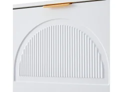 Hauss Spole Sapateira com 3 portas - Branca 60 x 24 x 114 cm^ Móvel De Arrumação|Sapateira