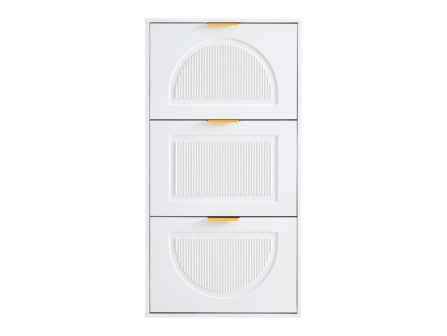 Hauss Spole Sapateira com 3 portas - Branca 60 x 24 x 114 cm^ Móvel De Arrumação|Sapateira