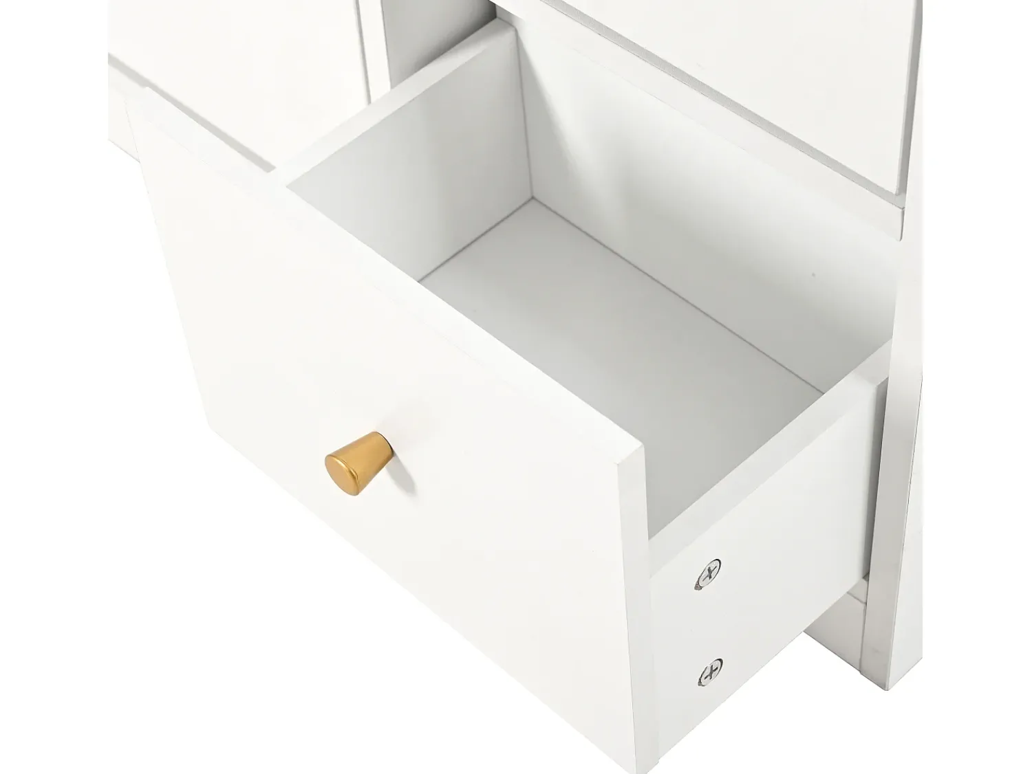 Best Hauss Spole Sapateira com 4 portas, banco rebatível e 1 gaveta - Madeira PB branca Branco