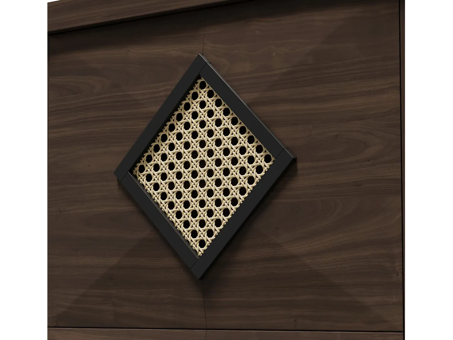 Hauss Spole Sapateira com 3 portas basculantes, 54x25x115 cm - Estilo vintage em madeira castanha escura^ Móvel De Arrumação|Sapateira