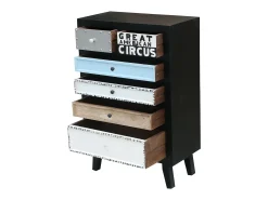 Acessórios De Arrumação*Loft24 Sapateira com 2 portas com dobradiças em aglomerado branco Castanho