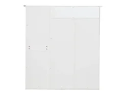 Móvel De Arrumação|Sapateira*Merax Sapateira com 3 portas e 2 gavetas - 95 x 24 x 107,5 cm - Prateleiras reguláveis - Aglomerado - Branco