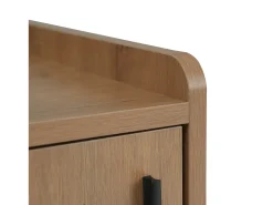 Móvel De Arrumação|Sapateira*Hauss Spole Sapateira com 3 portas e banco - Madeira PB - Cor natural escura Natural escuro