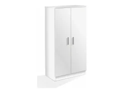 Loungitude Sapateira com 7 prateleiras, branca, 108x55x36 cm, quarto, sala de estar^ Móvel De Arrumação|Sapateira