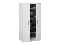 Loungitude Sapateira com 7 prateleiras, branca, 108x55x36 cm, quarto, sala de estar^ Móvel De Arrumação|Sapateira