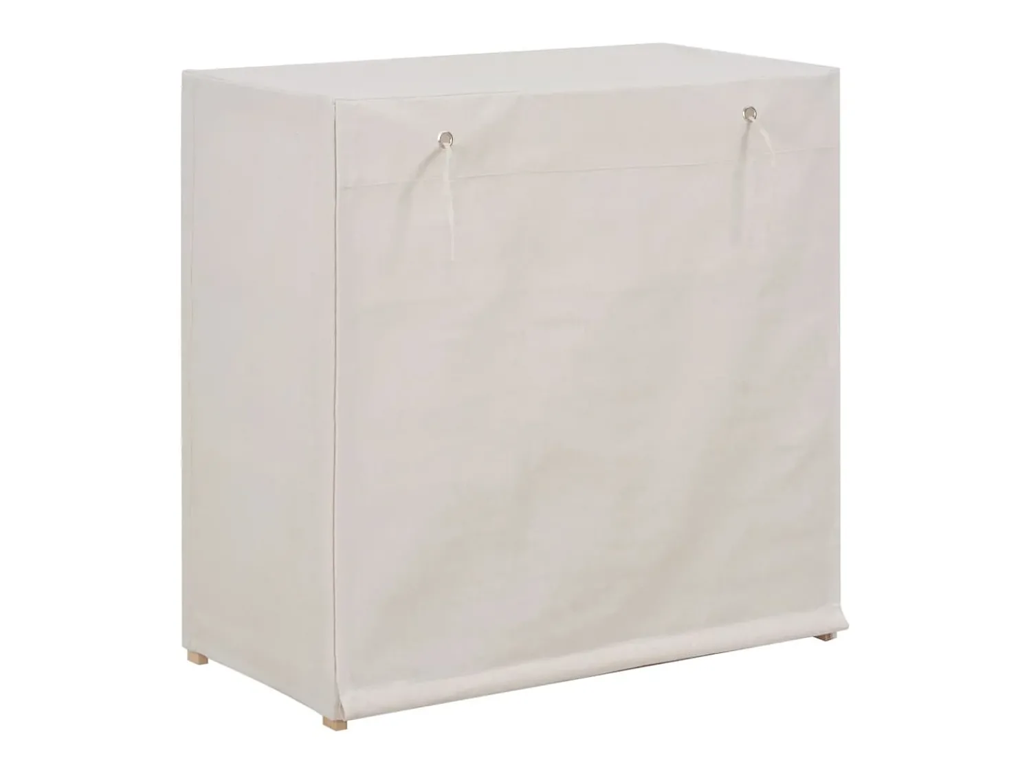 Sapateira com cobertura 79x40x80 cm tecido PT430093 Branco