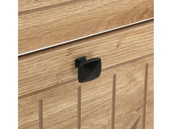 Móvel De Arrumação|Sapateira*Hauss Spole Sapateira com espelho e 4 portas - Madeira MDF - Cor da madeira Natural claro
