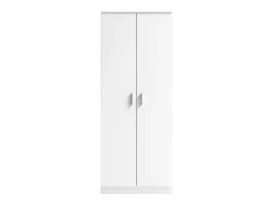 Discount Sapateira Corredor Armário Auxiliar 2 Portas 6 Prateleiras 60cm Branco