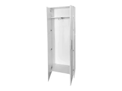 Móvel De Arrumação|Sapateira*Dmora Sapateira Dabakumo, MObile sapateira, armário de entrada multiusos, armário de calçado, 65x38h197 cm, Branco