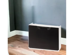 Móvel De Arrumação|Sapateira*Dmora Sapateira Damatucc, Sapateira que economiza espaço, Sapateira de entrada, Sapateira de 1 porta, 100% Made in Italy, 51x17h40 cm, Preto