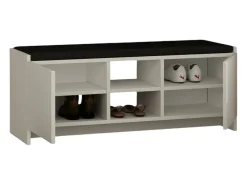 Móvel De Arrumação|Sapateira|Dmora Sapateira Dbarrec, Sapateira, Armário de entrada multiuso, Armário de calçado, 110x37h43 cm, Branco