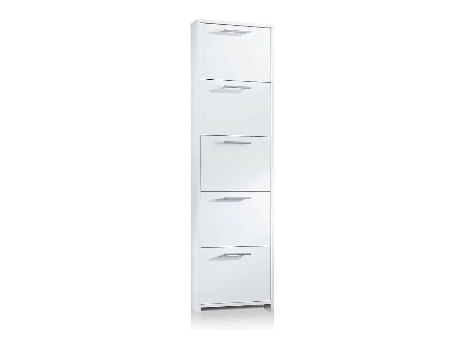Dmora Sapateira Dbusi, armário de entrada multiuso com 5 portas, sapateira moderna com prateleiras, 100% Fabricado na Itália, 50x18h178 cm,^ Móvel De Arrumação|Sapateira