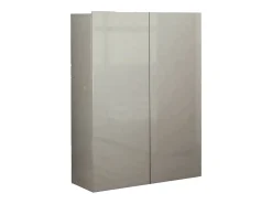 Dmora Sapateira Ddimolfett, Sapateira, Armário de entrada multiuso, Armário de calçado, Made in Italy, 80x34h115 cm, Cinza Cinzento