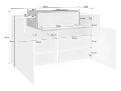 Dmora Sapateira Dlucc, armário multiuso com 2 portas e 1 porta basculante, sapateira de entrada, 100% Fabricado na Itália, 120x45h86 cm, brilhante e bordo^ Móvel De Arrumação|Sapateira