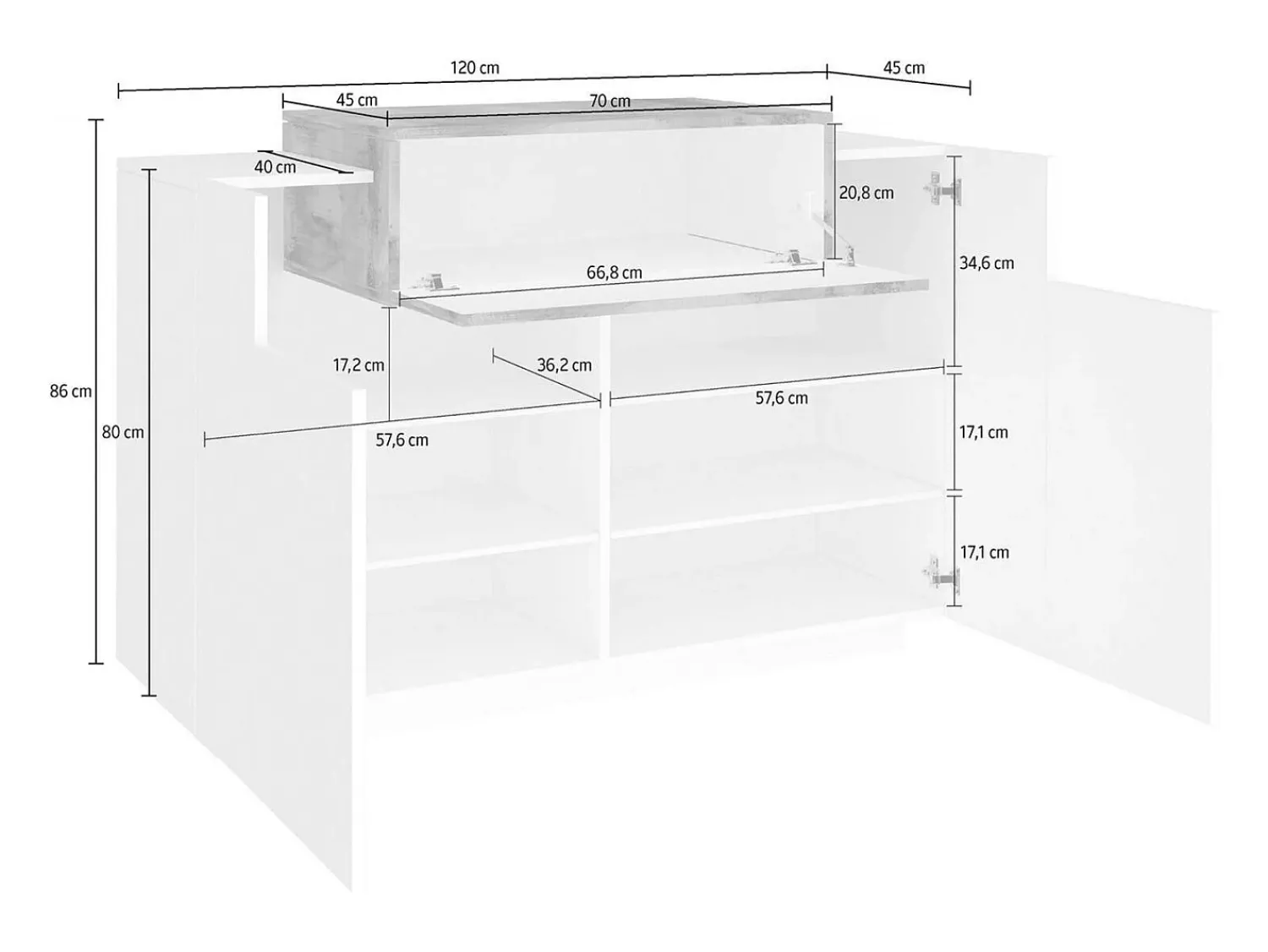Dmora Sapateira Dlucc, armário multiuso com 2 portas e 1 porta basculante, sapateira de entrada, 100% Fabricado na Itália, 120x45h86 cm, brilhante e bordo^ Móvel De Arrumação|Sapateira