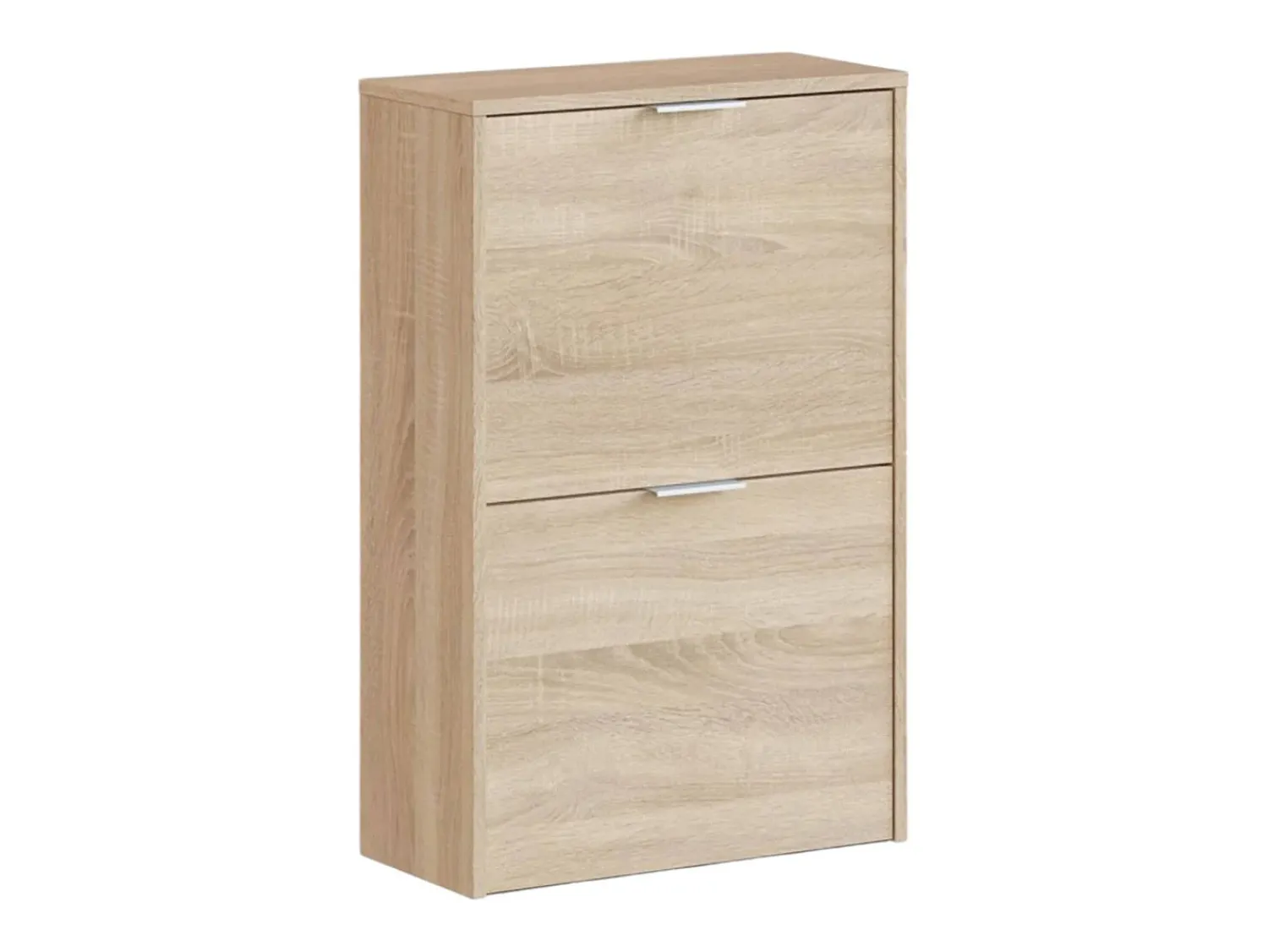 Sale Dmora Sapateira Dmoretto, Sapateira que economiza espaço com 2 portas, Sapateira de entrada, Guarda-roupa de sapateira, 50x22h76 cm, Carvalho Castanho