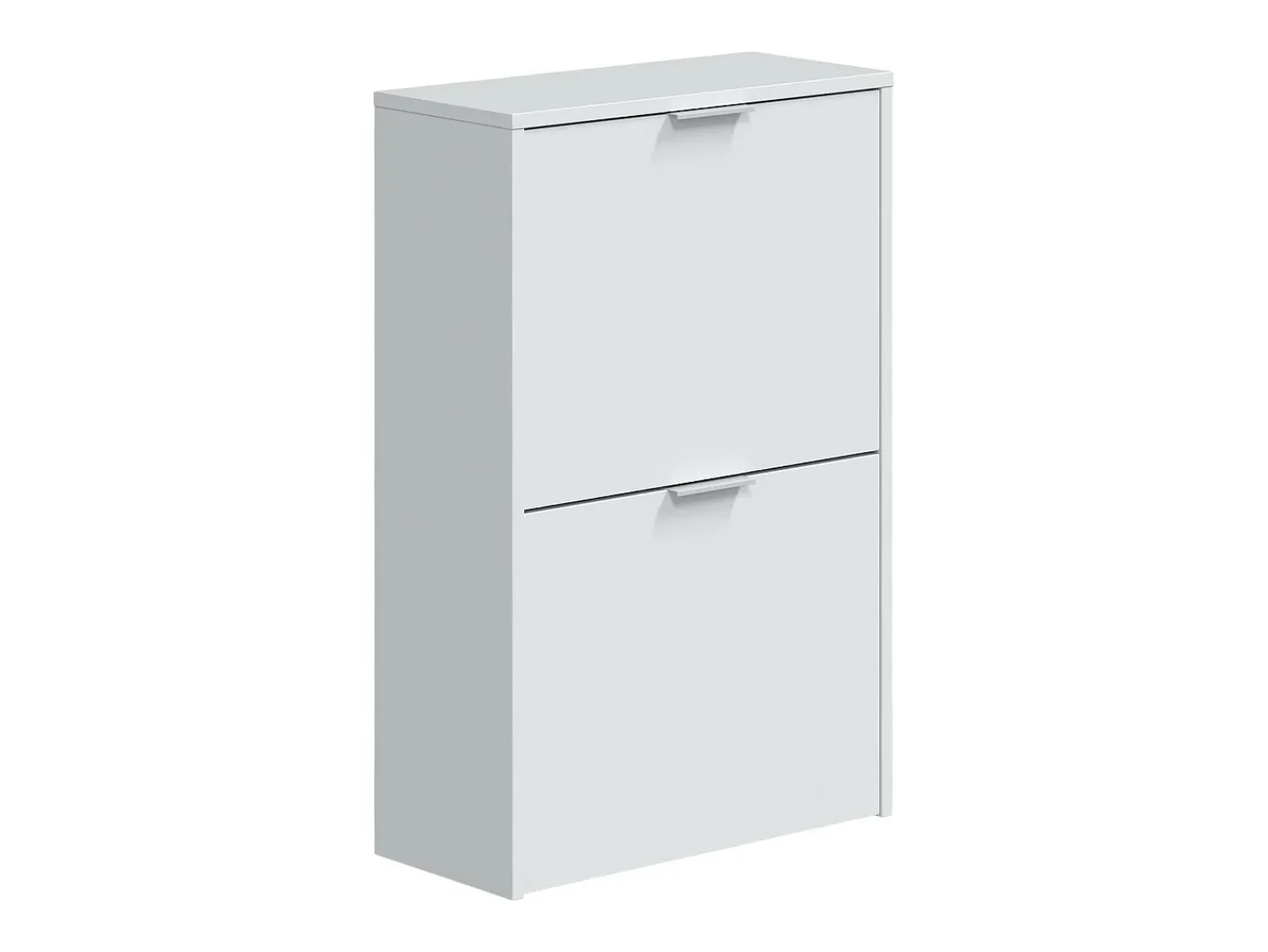 Móvel De Arrumação|Sapateira*Dmora Sapateira Dmoretto, Sapateira que economiza espaço com 2 portas, Sapateira de entrada, Guarda-roupa de sapateira, 50x22h76 cm, Branco