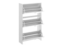 Dmora Sapateira Dmurr, sapateira de entrada que economiza espaço, sapateira com 3 portas dobráveis, 61x25h113 cm,^ Móvel De Arrumação|Sapateira