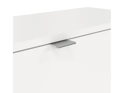 New Dmora Sapateira Dtorris, Sapateira, Armário de entrada multiusos, Sapateira, 70x24 h85 cm, Branco