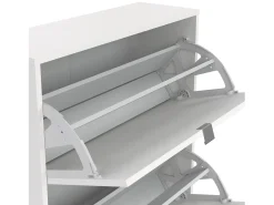 New Dmora Sapateira Dtorris, Sapateira, Armário de entrada multiusos, Sapateira, 70x24 h85 cm, Branco