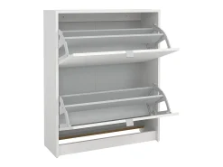 New Dmora Sapateira Dtorris, Sapateira, Armário de entrada multiusos, Sapateira, 70x24 h85 cm, Branco