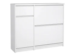 Móvel De Arrumação|Sapateira*Dmora Sapateira Dtrainin, Sapateira, Armário de entrada multiusos, Sapateira, 109x32 h93 cm, Branco