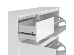 Móvel De Arrumação|Sapateira*Dmora Sapateira Dtrainin, Sapateira, Armário de entrada multiusos, Sapateira, 109x32 h93 cm, Branco