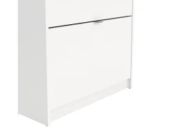 Móvel De Arrumação|Sapateira|Dmora Sapateira Dtraor, Sapateira, Armário de entrada multiusos, Sapateira, 70x24 h162 cm, Branco