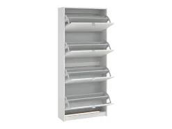 Móvel De Arrumação|Sapateira|Dmora Sapateira Dtraor, Sapateira, Armário de entrada multiusos, Sapateira, 70x24 h162 cm, Branco