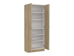 Dmora Sapateira Dtrebb, Sapateira, Armário de entrada multiusos, Sapateira, 69x35 h170 cm, Carvalho^ Móvel De Arrumação|Sapateira