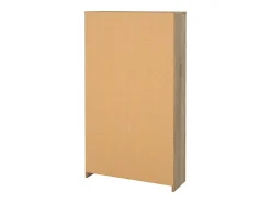 Discount Dmora Sapateira Dtresold, Sapateira, Armário de entrada multiusos, Sapateira, 70x24 h124 cm, Carvalho e Branco Castanho