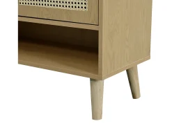 Móvel De Arrumação|Sapateira|Hauss Spole Sapateira em madeira com 2 portas em verga e várias prateleiras 80x35x105cm Natural claro
