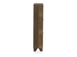 Móvel De Arrumação|Sapateira* Sapateira em madeira de abeto com 3 compartimentos, cor natural Castanho